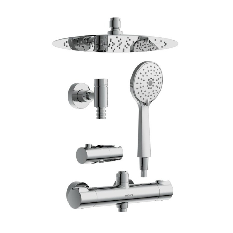 Душевая система Cersanit Odra 63069 термостатическая, хром