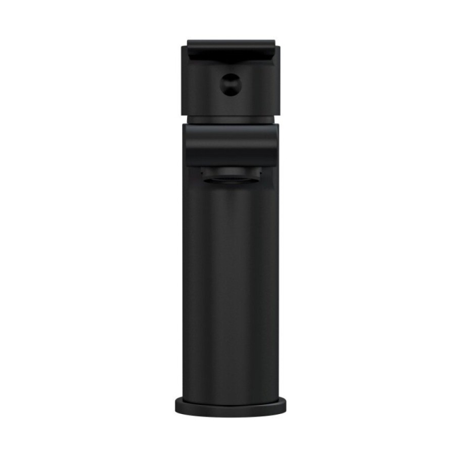 Смеситель Cersanit Brasko 63107 Black для раковины, с донным клапаном клик-клак, черный