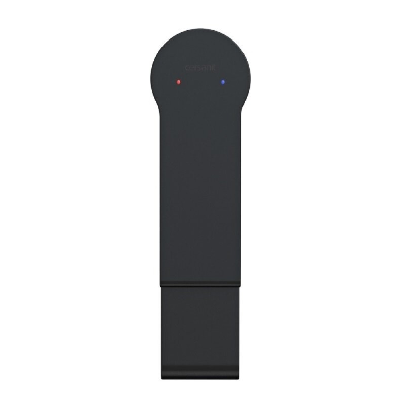 Смеситель Cersanit Brasko 63107 Black для раковины, с донным клапаном клик-клак, черный