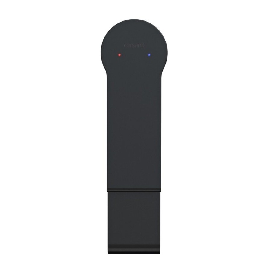 Смеситель Cersanit Brasko 63107 Black для раковины, с донным клапаном клик-клак, черный