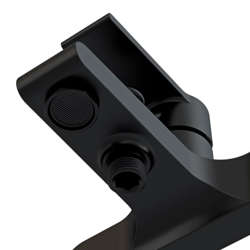 Смеситель Cersanit Brasko 63108 Black для ванны и душа, черный