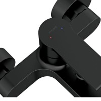 Смеситель Cersanit Brasko 63108 Black для ванны и душа, черный