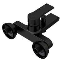 Смеситель Cersanit Brasko 63108 Black для ванны и душа, черный