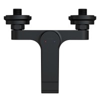 Смеситель Cersanit Brasko 63108 Black для ванны и душа, черный