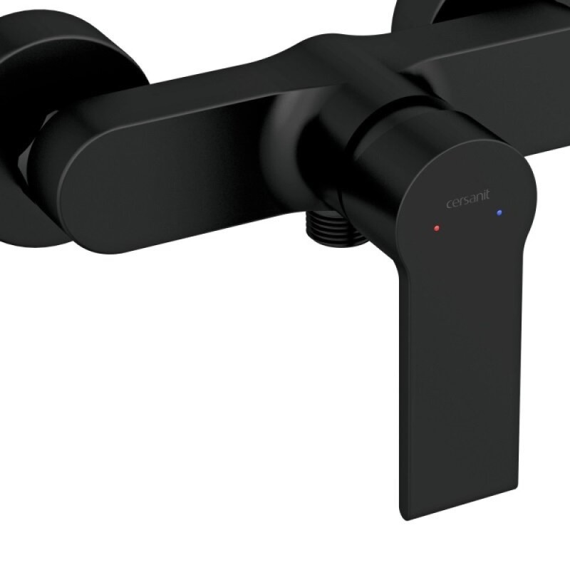 Смеситель Cersanit Brasko 63109 Black для душа, черный