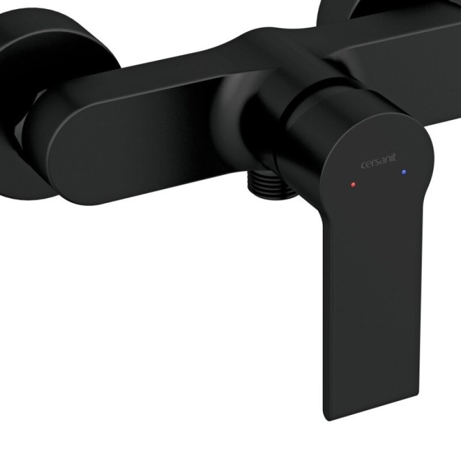 Смеситель Cersanit Brasko 63109 Black для душа, черный
