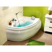 Ванна акриловая Cersanit Joanna 140 x 90 см, асимметричная, белая, левая/правая
