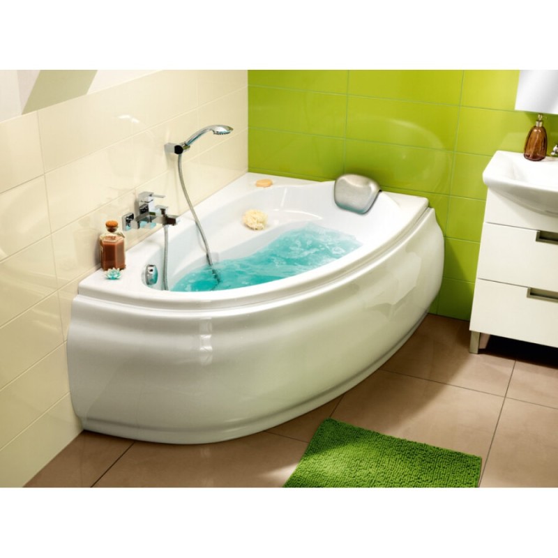 Ванна акриловая Cersanit Joanna 150 x 95 см, асимметричная, белая, левая/правая