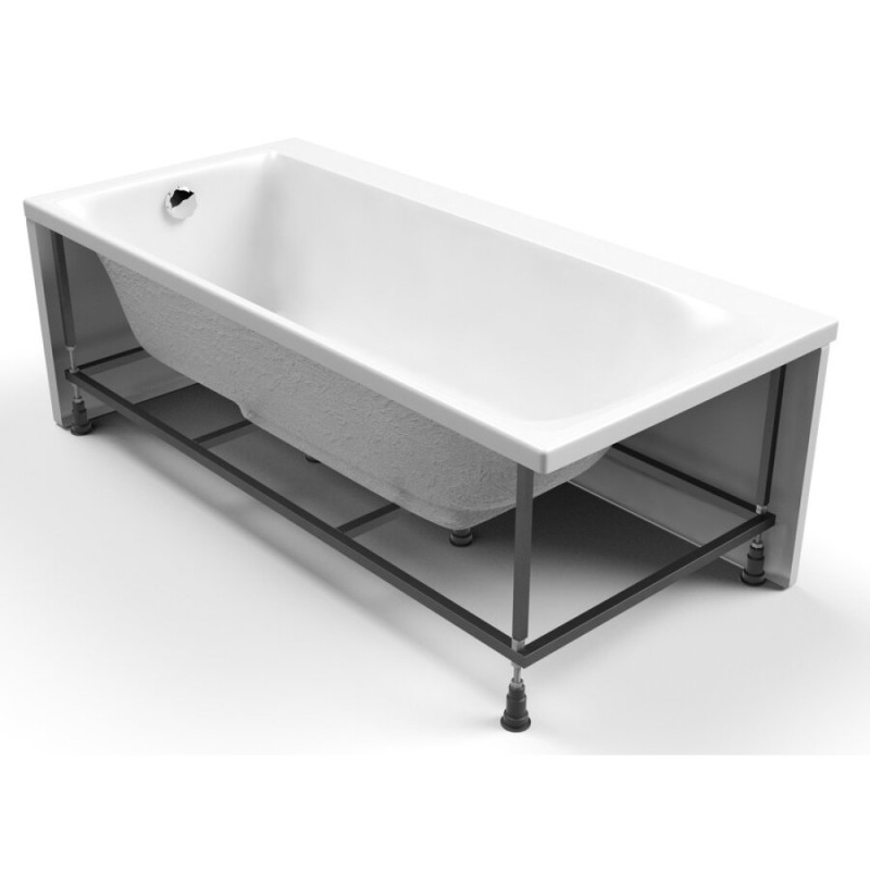 Ванна акриловая Cersanit Smart 170 x 80 см, прямоугольная, белая, левая/правая