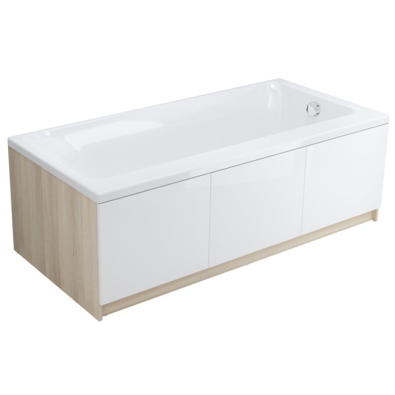 Ванна акриловая Cersanit Smart 170 x 80 см, прямоугольная, белая, левая/правая