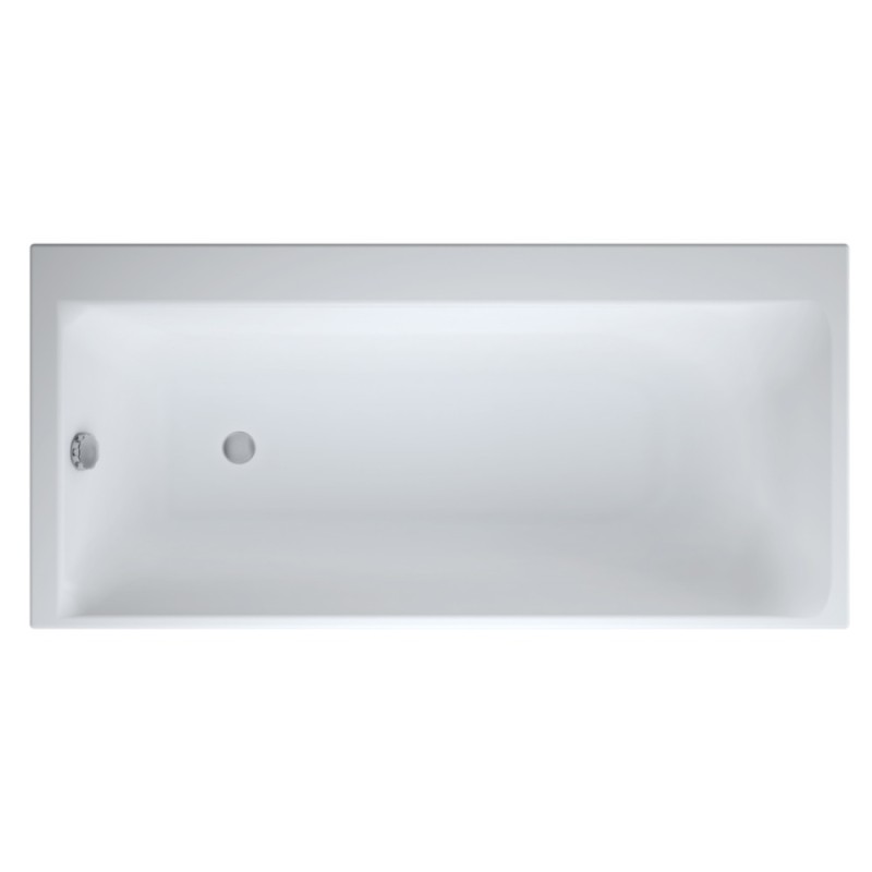 Ванна акриловая Cersanit Smart 170 x 80 см, прямоугольная, белая, левая/правая