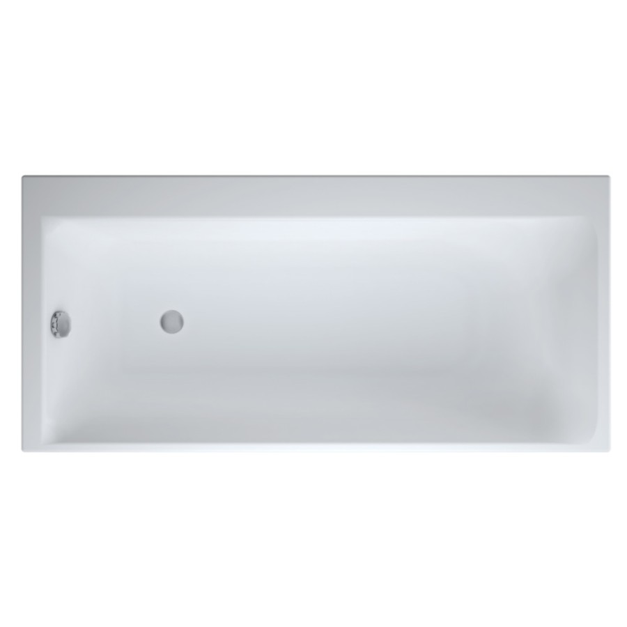 Ванна акриловая Cersanit Smart 170 x 80 см, прямоугольная, белая, левая/правая