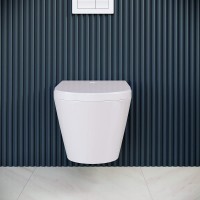 Инсталляция с умным унитазом RGW SW-70, 63420270-01, смыв торнадо, сиденье микролифт, панель смыва хром, белый