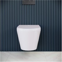 Инсталляция с умным унитазом RGW SW-70, 63420270-04, смыв торнадо, сиденье микролифт, белый, клавиша смыва черная