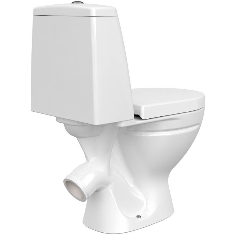 Унитаз-компакт Cersanit Star 63423, с сиденьем микролифт, белый