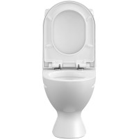 Унитаз-компакт Cersanit Star 63423, с сиденьем микролифт, белый