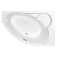 Ванна акриловая Cersanit Kaliope 153 x 100 см, асимметричная, белая, левая