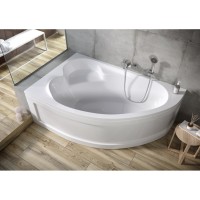 Ванна акриловая Cersanit Kaliope 153 x 100 см, асимметричная, белая, левая