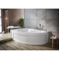 Ванна акриловая Cersanit Kaliope 153 x 100 см, асимметричная, белая, левая