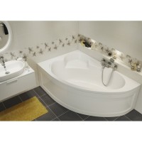 Ванна акриловая Cersanit Kaliope 153 x 100 см, асимметричная, белая, левая