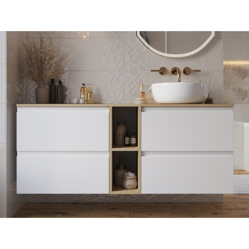 Раковина Cersanit Moduo 40 Ring 63569, 40 см, фарфор, белая