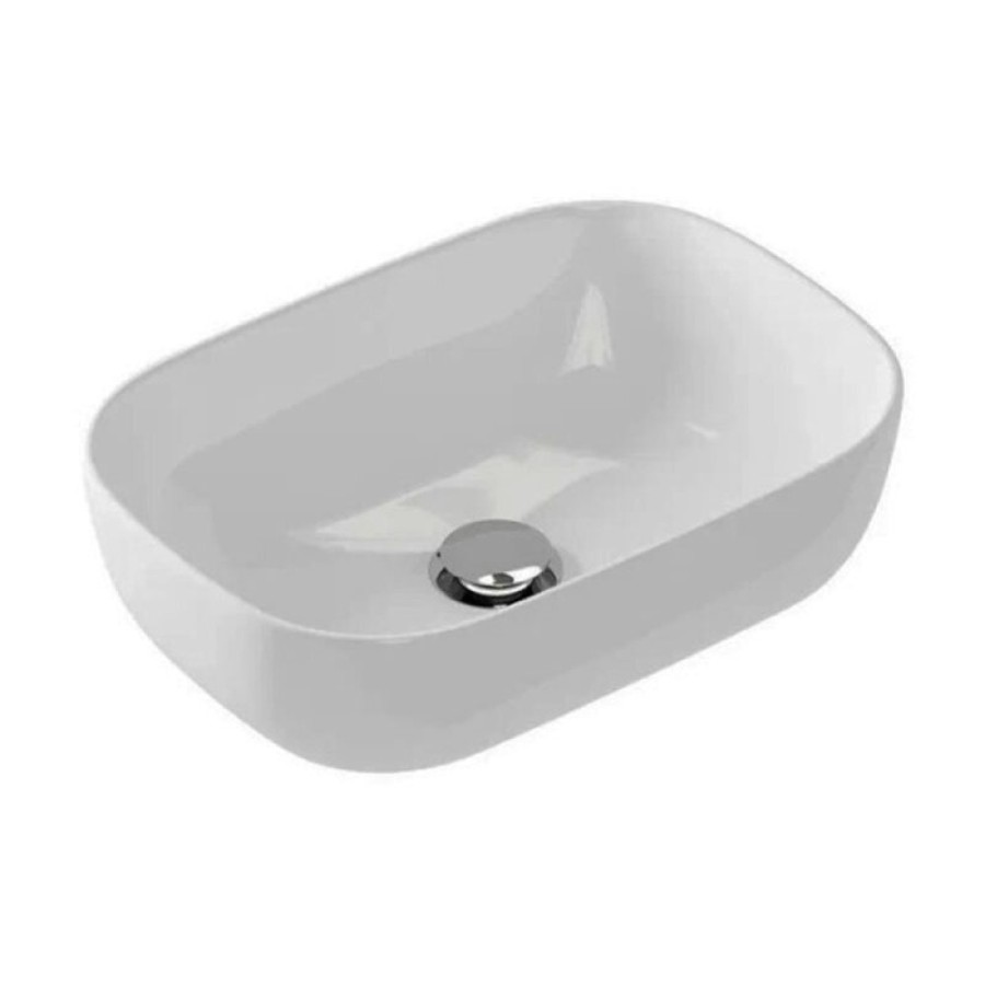 Раковина Cersanit Moduo 63570 Square 50, 50 х 36 см, накладная, белая