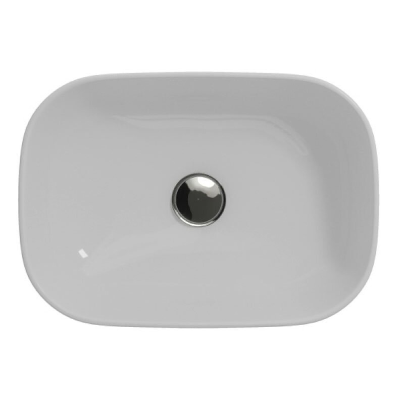 Раковина Cersanit Moduo 63570 Square 50, 50 х 36 см, накладная, белая