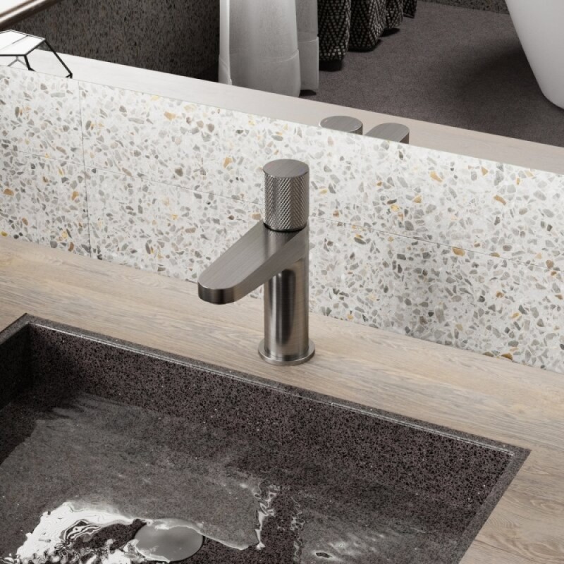 Смеситель для раковины WasserKRAFT Tauber, никель, 6403