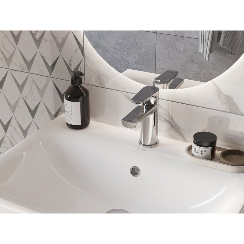 Смеситель Cersanit Moduo 64094 для раковины, хром