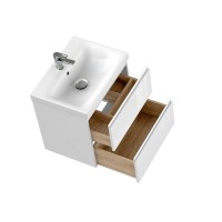 Тумба под раковину Cersanit Moduo 64125, 60 см, подвесная, белая