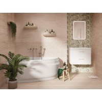 Тумба под раковину Cersanit Lara 64131, 50 см, подвесная, белая