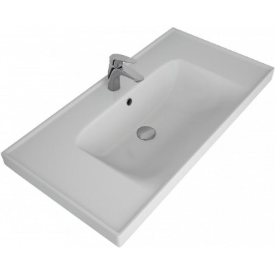 Раковина Art&Max Techno Грэйс 641617, 90 см, керамика, цвет белый