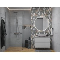 Столешница Cersanit Stone Balance 64185, 60 см, керамогранит, цвет серый матовый