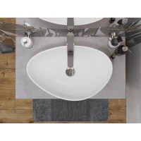 Столешница Cersanit Stone Balance 64185, 60 см, керамогранит, цвет серый матовый