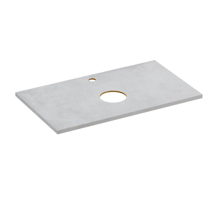 Столешница Cersanit Stone Balance 64186, 80 см, керамогранит, цвет серый матовый