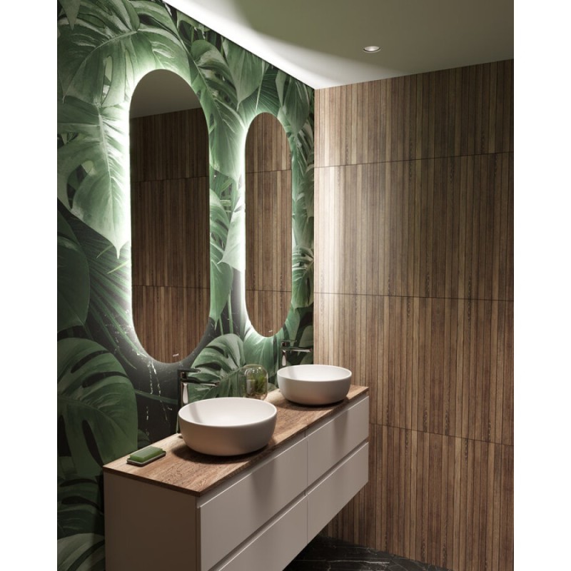 Столешница Cersanit Wood Spirit 64187, 60 см, керамогранит, цвет орех матовый