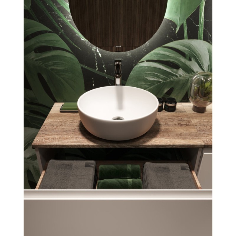 Столешница Cersanit Wood Spirit 64187, 60 см, керамогранит, цвет орех матовый