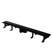 Дренажный канал RGW SDR-34B-80, 80 см, решетка черная, 64213480-04