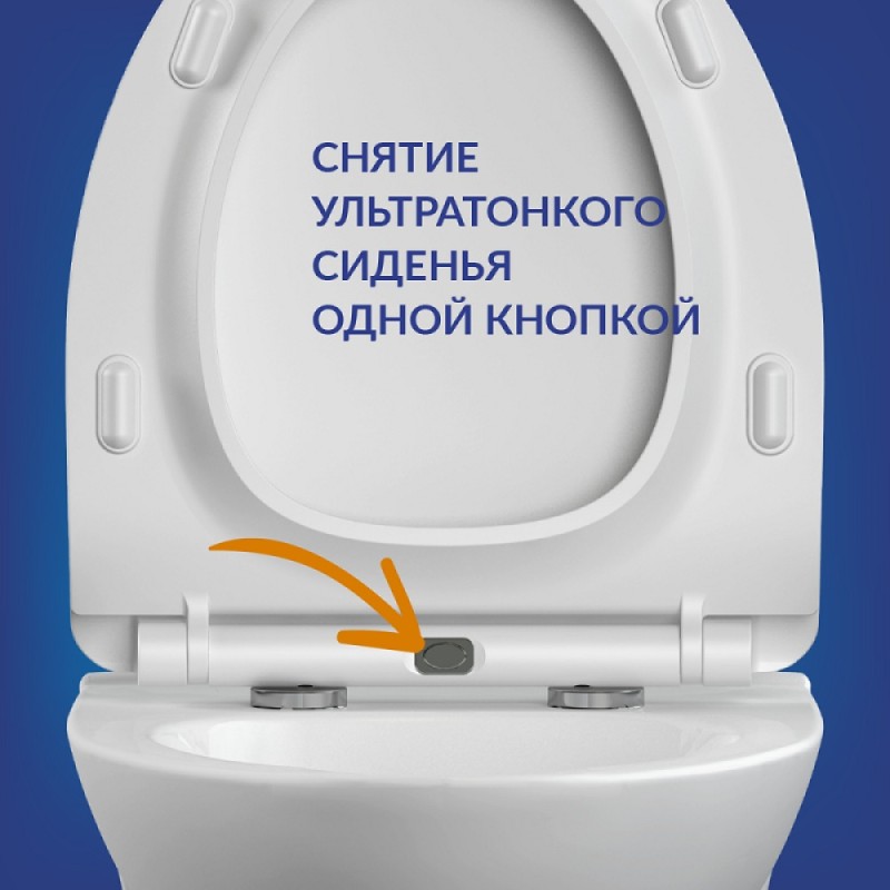 Инсталляция Cersanit Black 64229, с подвесным безободковым унитазом Parva co dpl eo, сиденье микролифт, белый, клавиша хром