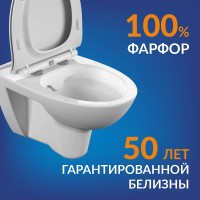 Инсталляция Cersanit Black 64229, с подвесным безободковым унитазом Parva co dpl eo, сиденье микролифт, белый, клавиша хром