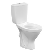 Унитаз-компакт Cersanit Melar 64234, с сиденьем микролифт, белый