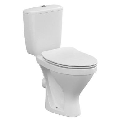Унитаз-компакт Cersanit Melar 64234, с сиденьем микролифт, белый