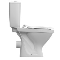 Унитаз-компакт Cersanit Melar 64234, с сиденьем микролифт, белый