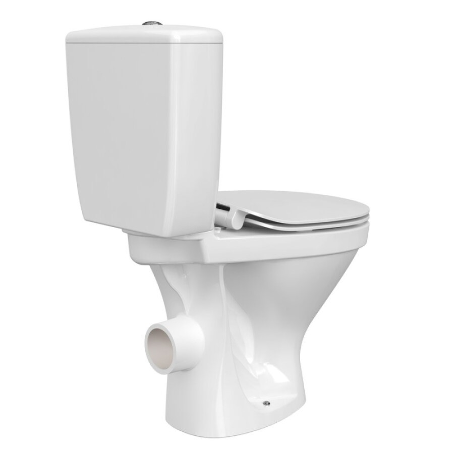 Унитаз-компакт Cersanit Melar 64234, с сиденьем микролифт, белый