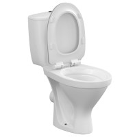 Унитаз-компакт Cersanit Melar 64234, с сиденьем микролифт, белый