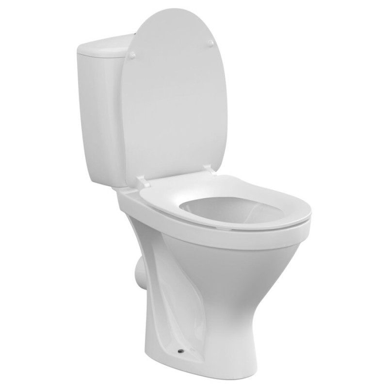 Унитаз-компакт Cersanit Melar 64234, с сиденьем микролифт, белый