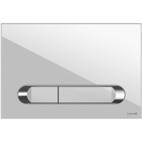 Инсталляция Cersanit Link pro 64277, с подвесным безободковым унитазом City Smart, сиденье микролифт, белый, клавиша белая