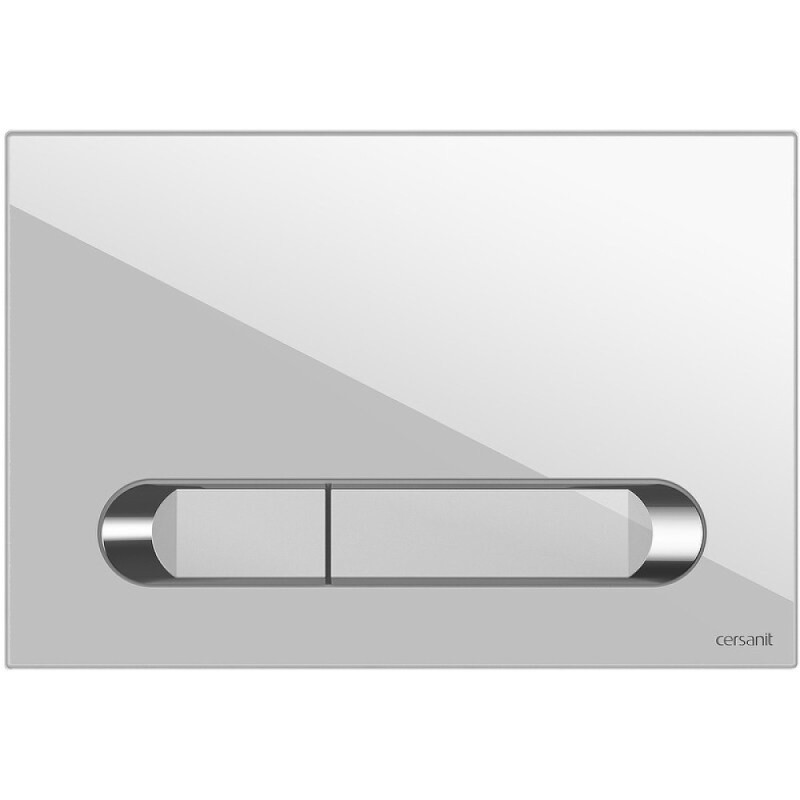 Инсталляция Cersanit Link pro 64277, с подвесным безободковым унитазом City Smart, сиденье микролифт, белый, клавиша белая