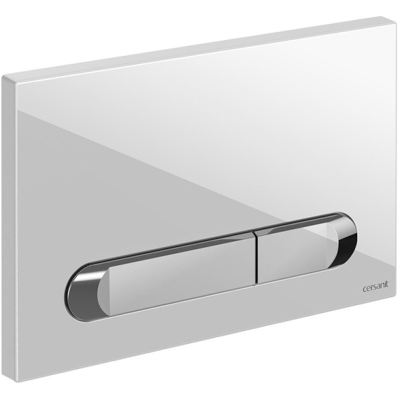 Инсталляция Cersanit Link pro 64277, с подвесным безободковым унитазом City Smart, сиденье микролифт, белый, клавиша белая