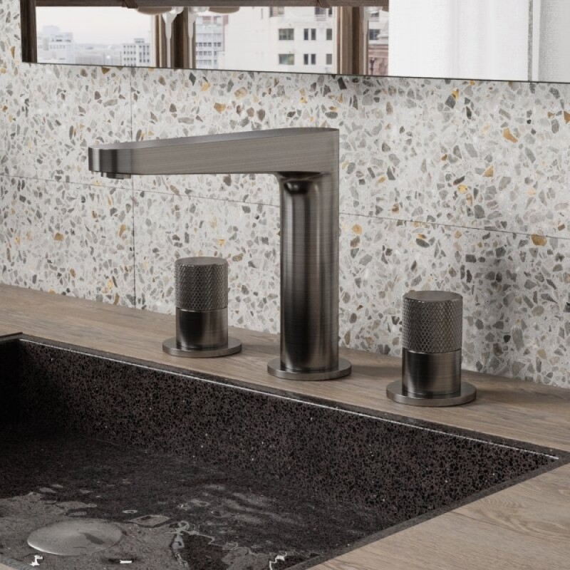 Смеситель для раковины WasserKRAFT Tauber, никель, 6435